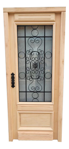 Puerta Simple Colonial Mod. Lusail Estilo Antiguo 