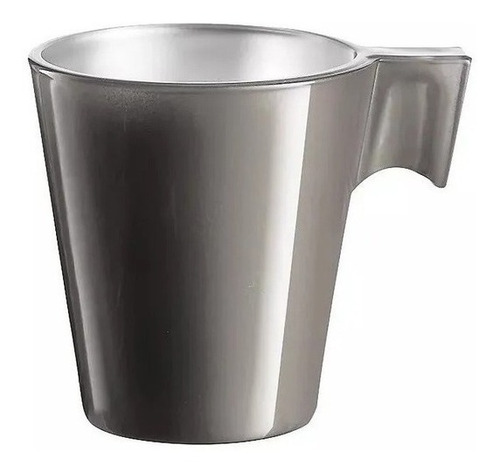 Taza Flashy Luminarc Expresso Plata 80 Cc