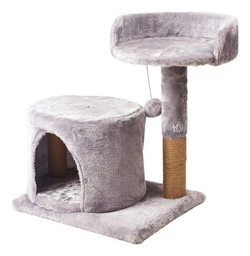 Árbol Para Gatos, Muebles Torre Para Gatos Para Gatito Gris