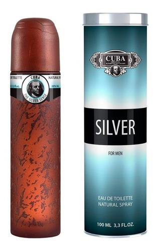 Perfume Cuba Silver Men 100ml Edt