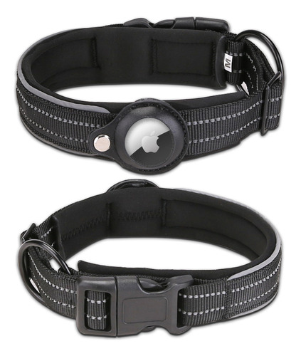 Collar Para Perros Compatible Con Air Tag Y Rastreador Gps