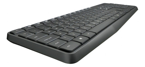 Kit Teclado E Mouse Sem Fio Mk235 Com Conexão Usb E Layout A