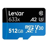Memoria Micro Sd Lexar 512gb Clase 10 4k A2/ Nintendo Switch