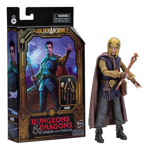 D&d Golden Archives Figura Simon Aumar Hasbro - F4869