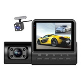 Grabador De Coche Hd 1080p Con Cámara, Micrófono Infrarrojo,