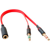 Cable Adaptador Ditron   2 Miniplug Macho A Hembra Para Ps4 