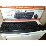 Kit Teclado Y Mouse Inalámbrico Genius Km-8100, Negro