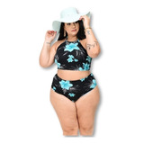 Biquíni Plus Size Hot Pants