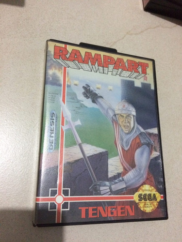 Rampart - Mega Drive - Eua - Com Caixa / Sem Manual
