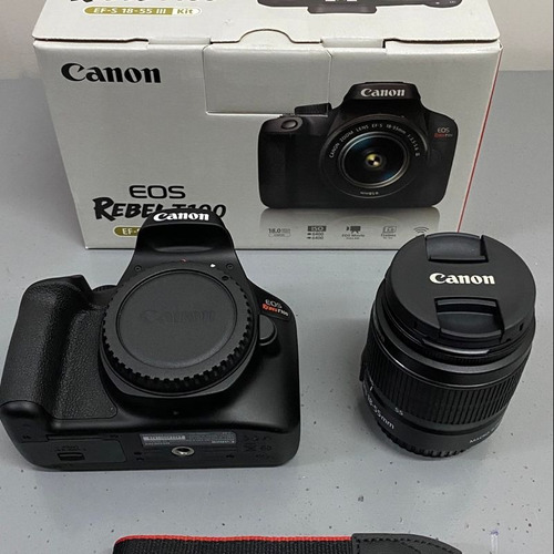 Canon Eos Rebel Kit T100 + Lente 18-55mm