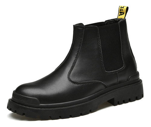 Hombres Zapatos Casual Cuero De Lujo Botas Chelsea Trabajo