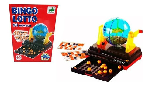 Juego Mesa Bingo Set Familiar Juguete Balota 90 Regalo Niños