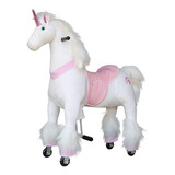 Caballito Pony Montable Unicornio Leon Caballo Ruedas Med