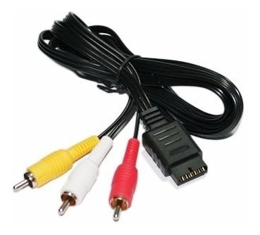 Cable Video Rca Compatible Con Ps1, Ps2 Y Ps3