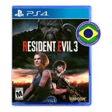 Resident Evil 3 - Ps4 - Mídia Física - Novo - Lacrado