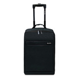 Valija De Mano Carry On Cabina Semirrígida Plegable De Viaje Color Negro - 27558