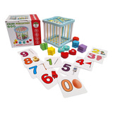 Juguete Montessori Cubo Encajar Figuras Didácticos Bebé Niño