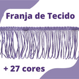 Franja De Tecido Lilás - 5cm Rolo C/10 Metros - Nybc