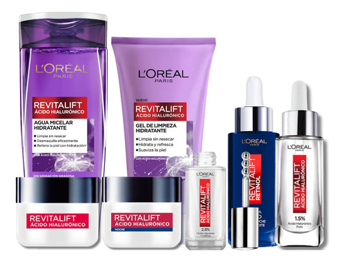 Combo Cuidado Facial Revitalift Completo Loreal + Regalo