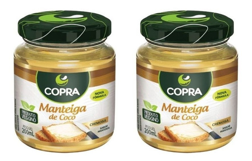 Kit C/2 Copra Manteiga De Coco 200ml