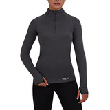 Camiseta De Running Térmica Para Mujer Tca Cloud Fleece ¼