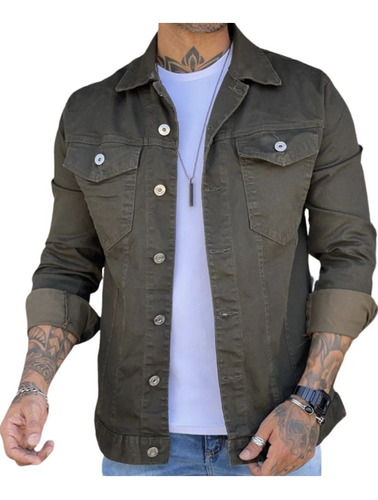 Jaqueta Masculina Sarja  Bomber Elegante Inverno