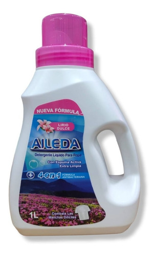 Detergente Liquido Aileda Fragancia Lirio Dulce 1 Ltr