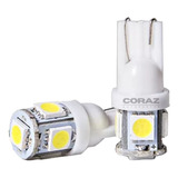 Piojitos Led Posicion Freno Cortesia Patente Blanco 5w X10