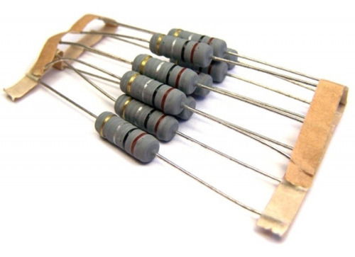Resistor De Fio 0r10 (0,10r) * 5w (lote De 100 Peças)