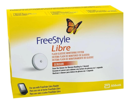 Freestyle Libre Sensor Sistema Flash De Monitoreo Glucosa