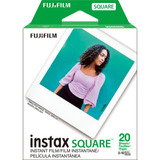 Pelicula Fujifilm Instax Square ( X 20 Fotos) Color Blanco