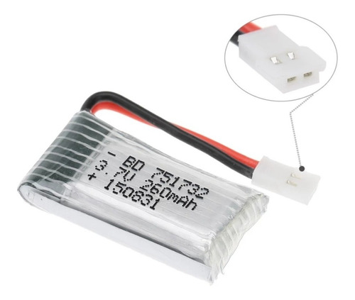 Bateria Para Mini Drone Rc 260 Mah E010 E011 E013 F36 Nh010 