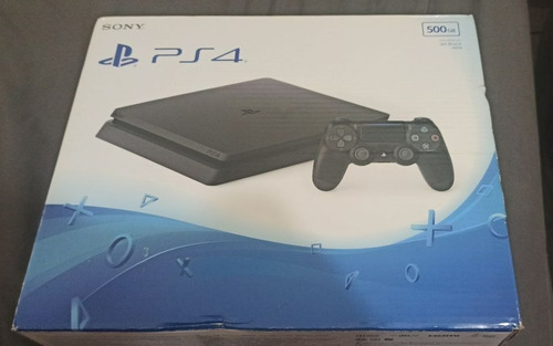 Ps4 Slim 500gb Completo Na Caixa + Controle + Ffxv + 14jogos