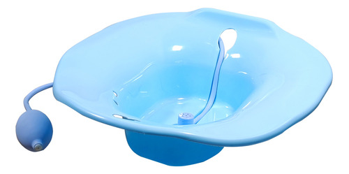 Bacia Para Banho De Assento Azul (bidê Portátil) Longevitech