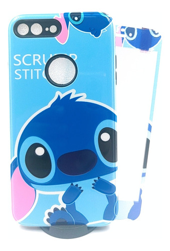 Case Stitch + Mica De Cristal Para iPhone 7 Plus / 8 Plus