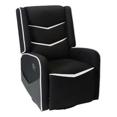 Sillón Gamer Reposet Cronos Reclinable Giratorio Confort Color Blanco Diseño de la tela Vinipiel | Meses sin interés