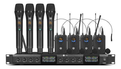 Winmix 8 Micrófonos Inalámbricos Uhf Bodypack Sk800