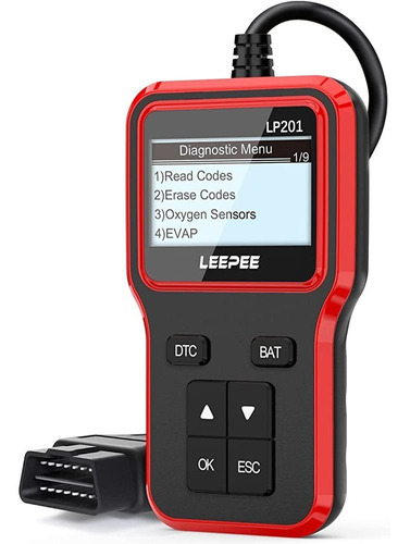 Leepee Lp201 Obd2 Escáner, Lector De Código De Falla De Moto