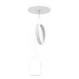 Colgante Vintage 1 Luz Bell Blanco E27