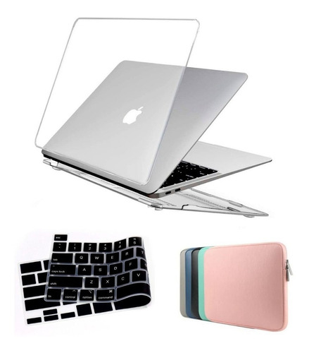 Kit Capa P/ Macbook Air Pro M1 + Neoprene + Película Teclado