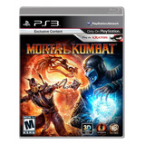 Mortal Kombat Ps3 Mídia Física Original Play 3 Sony Blu Ray