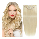 Extensioens De Cabello Humano Con Pinzas. , 18