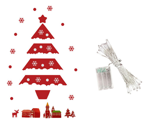 Rbol De Navidad De Pared Led Diy, Árbol Colgante De Pared L