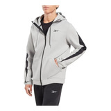 Campera Reebok Dreamblend Fz Hoodie Hombre C/capucha Sport 