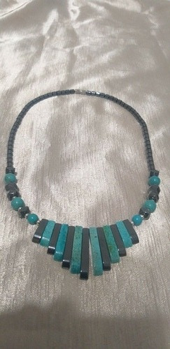 Collar De Turqueza Y Hematite.