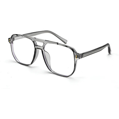 Feisedy Gafas De Bloqueo De Luz Azul Cuadradas Estilo Piloto Para Computadora Color Gris | Meses sin interés