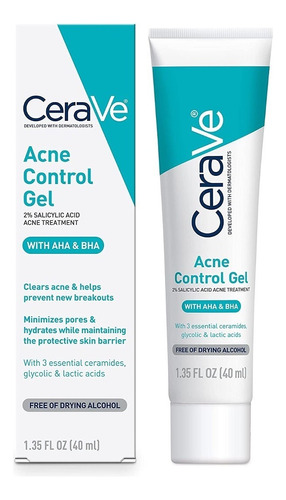 Gel Anti-acné Cerave Sin Aceite Controla Elimina Brotes 