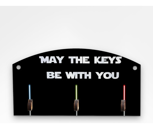 Porta Llaves De Pared Star Wars May The Keys Be With You