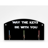 Porta Llaves De Pared Star Wars May The Keys Be With You