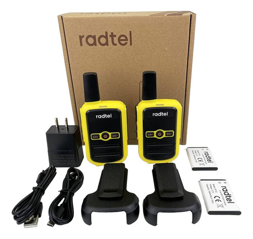 Par De Radio Ht Radtel Mini 16 Canais 462mhz 467mhz